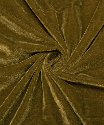 Khaki Velvet Cloth Material